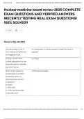 Nuclear medicine board review 2025 COMPLETE EXAM QUESTIONS AND VERIFIED ANSWERS &vert;RECENTLY TESTING REAL EXAM QUESTIONS&vert; 100&percnt; SOLVED&excl;&excl;