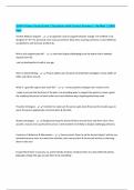 QASP-S Exam Study Guide &vert; Questions with Correct Answers &vert; Verified &vert; 100&percnt; Pass