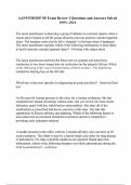 AANP PMHNP NP Exam Review 1 Questions and Answers Solved 100&percnt; 2025
