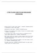 CTR & CTM MAIN TEST WITH COMPLETE SOLUTION