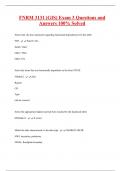 FNRM 3131 &lpar;GIS&rpar; Exam 3 Questions and  Answers 100&percnt; Solved