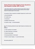 Davies Breast Ardms Registry Exam Questions  And Answers Verified 100&percnt; Correct