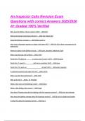 An Inspector Calls Revision Exam Questions with correct Answers 2025&sol;2026 A&plus; Graded 100&percnt; Verified