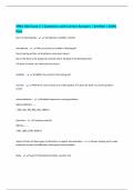 SPAA 344 Exam 2 &vert; Questions with Correct Answers &vert; Verified &vert; 100&percnt; Pass