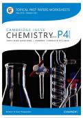 IGCSE Chemistry &lpar;0620&rpar; TOPIC WISE QUESTIONS &plus; ANSWERS &vert; COMPLETE SYLLABUS
