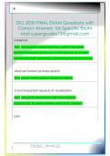 DIG 2030 FINAL EXAM Questions with   Correct Answers  for Specific Exam  Mail supergrades12&commat;gmail&period;com