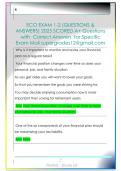 ECO EXAM 1-2 &lpar;QUESTIONS &  ANSWERS&rpar; 2025 SCORED A&plus; Questions  with  Correct Answers  for Specific  Exam Mail supergrades12&commat;gmail&period;com