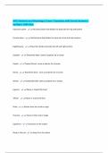 WGU Anatomy and Physiology 1 Exam &vert; Questions with Correct Answers &vert; Verified &vert; 100&percnt; Pass