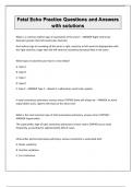 Fetal Echo Practice Questions and Answers with solutions&period;