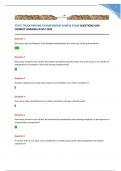 STATE TRUCK DRIVING CHAMPIONSHIP SAMPLE EXAM QUESTIONS AND CORRECT ANSWER LATEST 2025