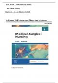 TEST  BANK   - Medical-Surgical  Nursing&comma;        8th  Edition  &lpar;Linton&rpar;&comma;  Chapters   1  -  63  &vert; All  Chapters  Verified  