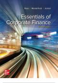 Essentials of Corporate Finance&comma; 11th Edition by Stephen Ross&comma; Randolf Westerfield&comma; Bradford Jordan &vert; eBook &lbrack;PDF&rsqb;