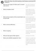 NAFA CAFS Test Exam Questions With Correct Answers Latest Update 2025&sol;GRADED A&plus;