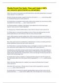 Florida Permit Test Study&colon; Fines and Limits &vert;&vert; 100&percnt; ACCURATE QUESTIONS & ANSWERS&excl;&excl;