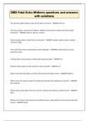 DMS Fetal Echo Midterm questions and answers with solutions&period;
