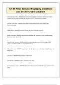 Ch 35 Fetal Echocardiography questions and answers with solutions&period;