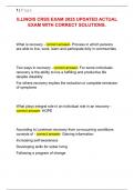 ILLINOIS CRSS EXAM 2025 UPDATED ACTUAL  EXAM WITH CORRECT SOLUTIONS&period; 