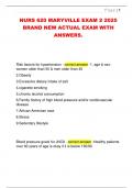 NURS 620 MARYVILLE EXAM 2 2025  BRAND NEW ACTUAL EXAM WITH  ANSWERS&period; 