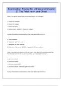 Examination Review for Ultrasound Chapter 27 The Fetal Heart and Chest&period;