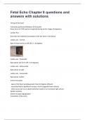Fetal Echo Chapter 8 questions and answers with solutions&period;