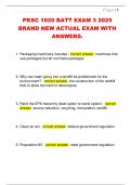 PKSC 1020 BATT EXAM 3 2025  BRAND NEW ACTUAL EXAM WITH  ANSWERS&period;