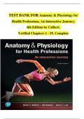 Anatomy & Physiology for Health Professions&colon; An Interactive Journey &lpar;4th Edition&rpar; &ndash; Colbert &vert; Complete Learning and Review Guide