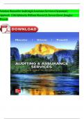 Solution Manual For Auditing & Assurance Services&colon; A Systematic Approach&comma; 12th Edition By William Messier Jr&comma; Steven Glover&comma; Verified Chapters 1 - 21&comma; Complete Newest Version