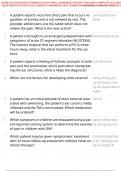 NURS 676 ADVANCED PHARMACOLOGY FINAL EXAM MOST RECENT 2024&sol;2025 COMPLETE ACCURATE QUESTIONS WITH DETAILED VERIFIED ANSWERS &lpar;100&percnt; CORRECT ANSWERS&rpar; &sol;ALREADY GRADED A&plus;