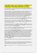 SCM 300 EXAM 2 ASU WITH ALL CORRECT & VERIFIED ANSWERS &lpar;UPDATED TO PASS&rpar;