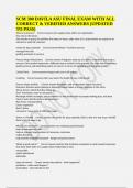SCM 300 DAVILA ASU FINAL EXAM WITH ALL CORRECT & VERIFIED ANSWERS &lpar;UPDATED TO PASS&rpar;