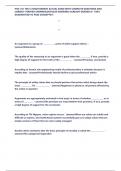 PHIL 101 TEST 2 EXAM NEWEST ACTUAL EXAM WITH COMPLETE QUESTIONS AND CORRECT VERIFIED ANSWERS&lpar;DETAILED ANSWERS&rpar; ALREADY GRADED A&plus; 100&percnt; GUARANTEED TO PASS CONCEPTS&excl;&excl;&excl;