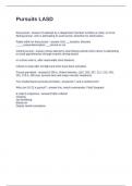 Pursuits LASD Questions and Answers Graded A&plus;