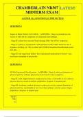  CHAMBERLAIN NR507 MIDTERM EXAM QUESTIONS AND ANSWERS 2025