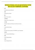 DINFOS WEEK 4 EXAM QUESTIONS WITH DETAILED VERIFIED ANSWERS