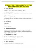 DINFOS WEEK 5 EXAM QUESTIONS WITH DETAILED VERIFIED ANSWERS