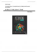 Test Bank for Accounting Theory&colon; Conceptual Issues in a Political and Economic Environment &lpar;9th Edition&comma; by Harry I&period; Wolk&rpar; Chapter 1 to 17