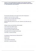 GEOLOGY 101 FINAL EXAM&lpar;HUDSON BYU&rpar; NEWEST ACTUAL EXAM WITH COMPLETE QUESTIONS AND CORRECT VERIFIED ANSWERS&lpar;DETAILED ANSWERS&rpar; ALREADY GRADED A&plus; 100&percnt; GUARANTEED TO PASS CONCEPTS&excl;&excl;&excl;