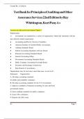 Test Bank for Principles of Auditing and Other Assurance Services &lpar;22nd Edition&rpar; by Ray Whittington & Kurt Pany &ndash; All Chapters A&plus;