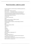 Mood Disorders complete guide