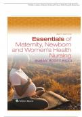Test Bank&colon; Essentials of Maternity&comma; Newborn&comma; and Women&rsquo;s Health&comma; 6th Edition by Susan Ricci - All Chapters and Rationals Included