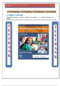 Complete testbank&lowbar; Professional Nursing&colon; Concepts & Challenges&comma; 9th Edition &lpar;Black&rpar; complete all chapters A&plus; graded