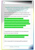feedlot final Questions with  Correct  Answers  for Specific Exam Mail  supergrades12&commat;gmail&period;com