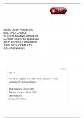 NBRC MOCK TMC EXAM MULTIPLE CHOICE QUESTIONS AND ANSWERS LATEST UPDATES 2025&sol;2026 WITH CORRECT ANSWERS 100&percnt; WITH COMPLETE SOLUTIONS 2025