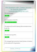 FFA Questions with  Correct Answers   for Specific Exam Mail  supergrades12&commat;gmail&period;com 
