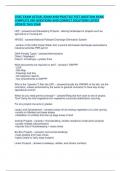 CISEC EXAM ACTUAL EXAM AND PRACTICE TEST QUESTION BANK COMPLETE 300 QUESTIONS AND CORRECT SOLUTIONS LATEST UPDATE THIS YEAR