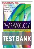 TEST BANK For Pharmacology A Patient-Centered Nursing Process Approach&comma; 11th Edition by McCuistion ISBN&colon; 9780323793155&comma; All 55 Chapters Covered&comma; Verified Latest Edition