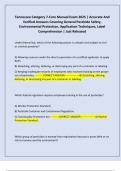 Tennessee Category 7-Core Manual Exam 2025 &vert; Accurate And Verified Answers Covering General Pesticide Safety&comma; Environmental Protection&comma; Application Techniques&comma; Label Comprehension &vert; Just Released
