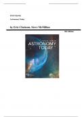 Test Bank for Astronomy Today &lpar;9th Edition&comma; by Eric Chaisson&rpar; Chapter 1 to 18