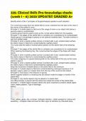 Clinical Skills Pre-Knowledge Checks &lpar;Weeks 1&ndash;6&rpar; &ndash; 225 Module &ndash; Canada &ndash; 2025 &ndash; A&plus; Study Resource