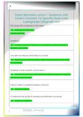 Forest Biometrics exam 1 Questions with   Correct Answers  for Specific Exam Mail  supergrades12&commat;gmail&period;com
